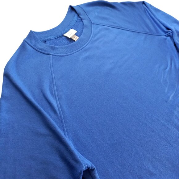 A New Day Blue Women’s Sweatshirt - Long Sleeve Crewneck Pullover, Size L - Picture 3 of 7